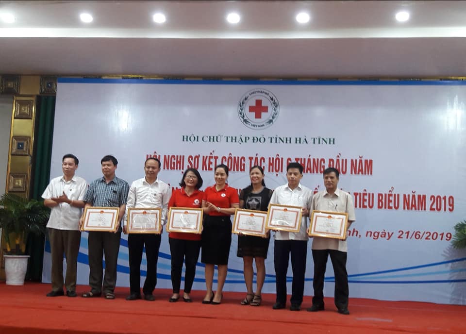 Hội Chữ thập đỏ tỉnh Hà Tĩnh tổ chức Hội nghị sơ kết công tác Hội 6 tháng đầu năm